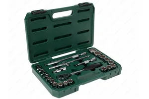 Набор торцевых 12-гр. головок Sata 1/2" 24 предметов, S09060