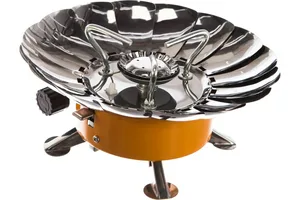 Плита газовая TOURIST TULPAN-S портативная, пьезоподжиг, цанг. и бытов. былоны, кейс