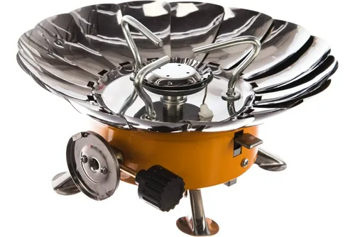 Плита газовая TOURIST TULPAN-S портативная, пьезоподжиг, цанг. и бытов. былоны, кейс