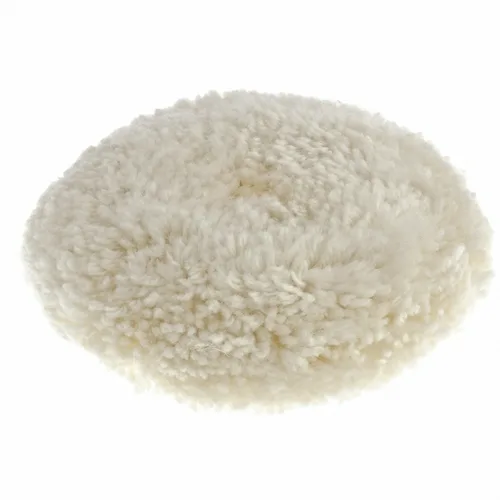 Насадка полировальная  MATRIX с липучкой, 125мм плетеная шерстяная нить