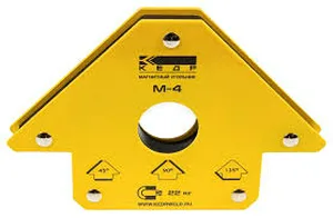 Угольник магнитный для сварочных работ КЕДР М-4, до 22 кг