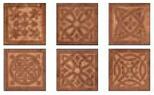 Плитка керам 7.8*7.8 TOZZ. ROSSO/OCRA/ROSA