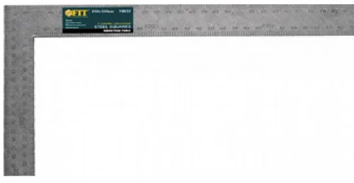 Угольник FIT, слесарный, цельномет, рифленая шкала, 400х600мм