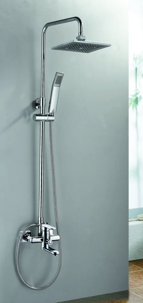 Гарнитур душевой I-TECH, LUNA, 1300 мм с верхней лейкой 280х190 мм, со смесителем, однорычажный