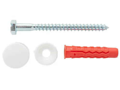 Крепеж для унитаза 8х40 бел, 1шт