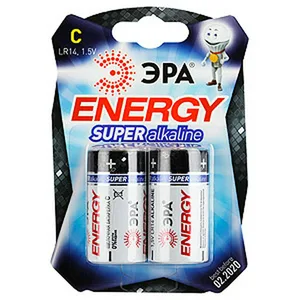 Батарейка ЭРА LR14-2BL С 2 шт