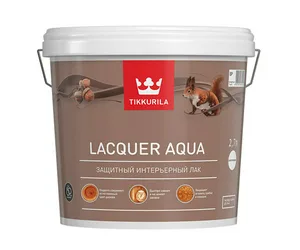 Лак TIKKURILA LACQUER AQUA, матовый, 2,7л
