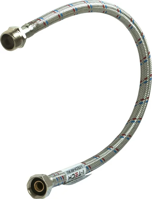 Подводка для воды I-TECH Г-Ш 1/2", 40 см, сталь