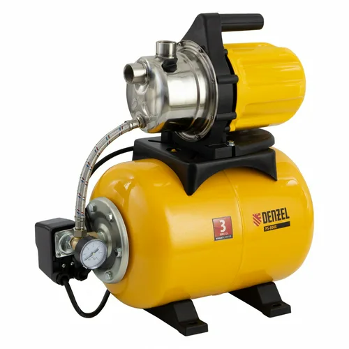 Станция насосная DENZEL PS800X для чистой воды, 3200л/ч, 800Вт