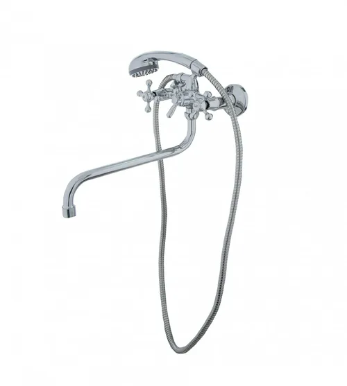 Смеситель для ванны ЭКОНОМ 201, двухвентильный, излив 30 см