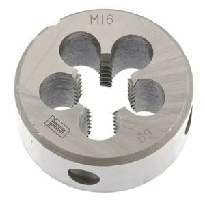 Плашка СИБРТЕХ, 16 х 2,0мм, метрическая, инструментальная сталь