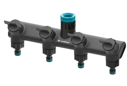 Распределитель Cellfast  ERGO 4-х канальный с внутренней резьбой 1/2"-1"