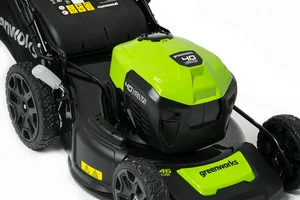 Газонокосилка аккумуляторная GreenWorks GD40LM46SP  (46см, 40В, 55л.)