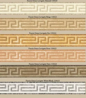Плитка керам 5.7*39.4 FASCIA GRECA LEVIGATA BEIGE