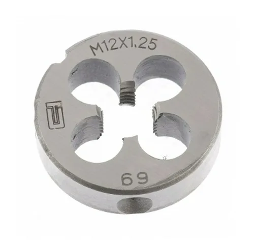 Плашка СИБРТЕХ, 12х1,25мм, метрическая, инструментальная сталь