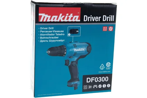 Дрель- шурповерт  MAKITA DF0300,320Вт,БЗП-10мм