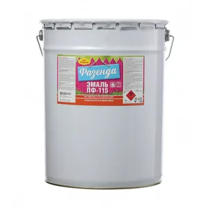 Эмаль ПФ-115 Фазенда, чёрная, 20кг