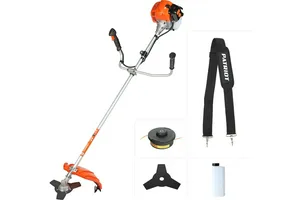 Триммер бензиновый PATRIOT PT 553, 2200 Вт  нож, леска, состоит из 2 частей