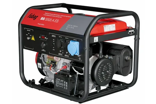 Генератор бензиновый FUBAG BS 5500 А ES, 5,5кВт, 220В
