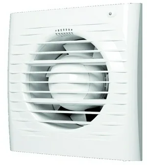 Вентилятор осевой вытяжной с обратным клапаном, электронным таймером D100 ЭРА