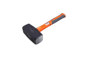 Кувалда c фиберглассовой обрезиненной рукояткой Кратон 2,0 кг
