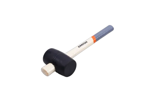 Киянка резиновая с деревянной рукояткой Кратон 0,45 кг