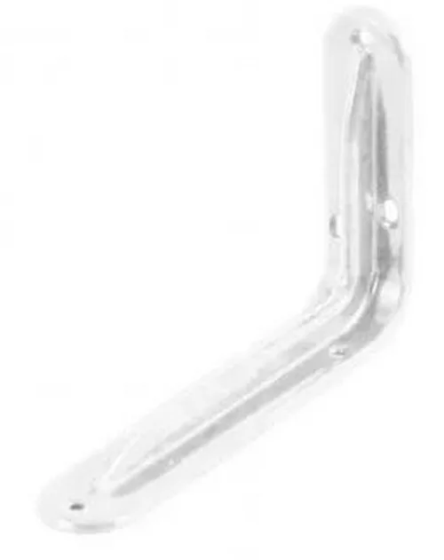 Уголок-кронштейн FIT, усил, 140х200х1,0мм, бел