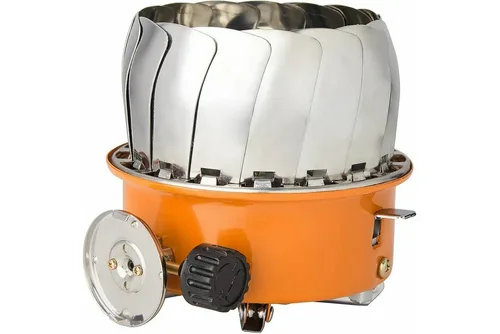 Плита газовая TOURIST TULPAN-S портативная, пьезоподжиг, цанг. и бытов. былоны, кейс