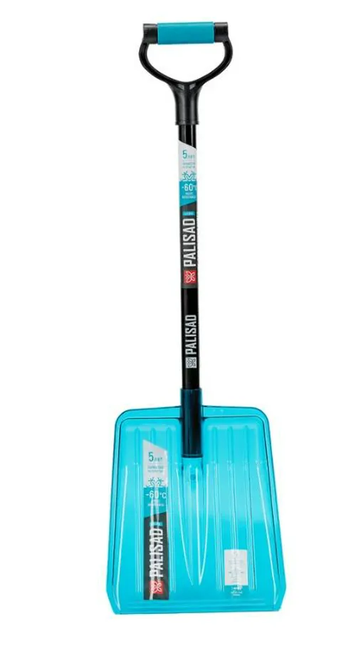 Лопата снеговая PALISAD LUXE поликарбонат., стал. черенок, автомобильная, 260х310х870 мм