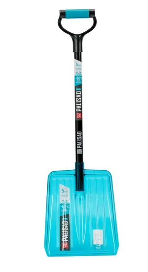 Лопата снеговая PALISAD LUXE поликарбонат., стал. черенок, автомобильная, 260х310х870 мм