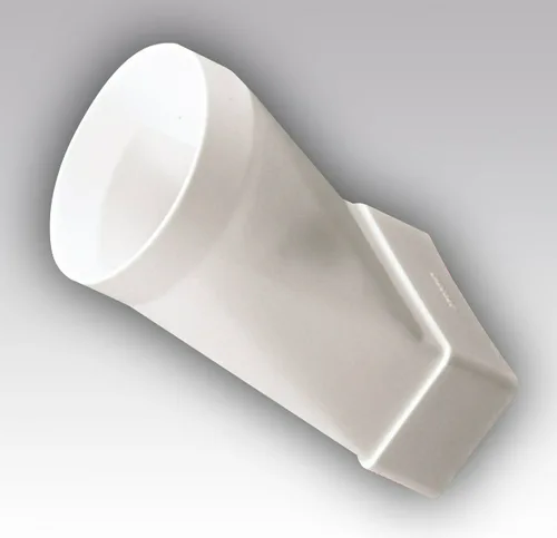 Соединитель эксцентрик плоского воздуховода с кругл пластик 60х120/D100 ЭРА