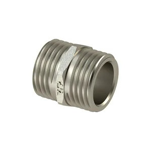 Ниппель RTP латунь/никель, 1/2" НР 