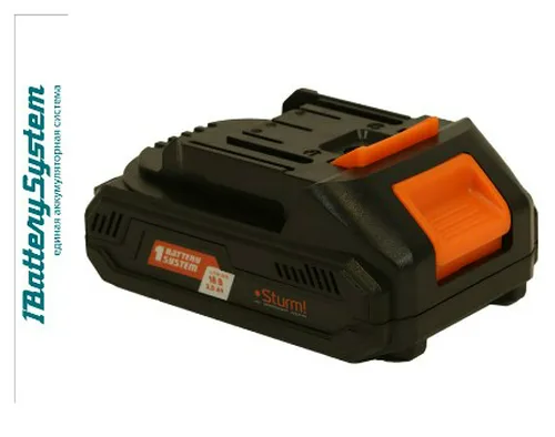 Аккумулятор STURM SBP1802 18 В, 2Ач для инструмента серии 1BatterySystem