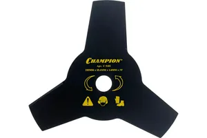 Нож режущий к бензотриммеру CHAMPION  (255 x 25,4 мм) 3 лопасти
