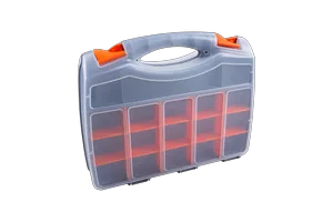 Ящик-органайзер пластиковый двусторонний Кратон 380 мм