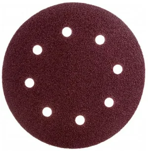 Круг абразивный Sturm на ворс подложке под "липучку", перф, P 120, 180 мм (20 шт в уп)