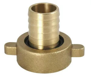 Штуцер MasterProf  для шланга 1/2" с нак. гайкой 3/4", латунь