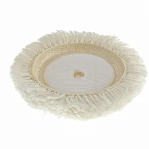 Насадка полировальная  MATRIX с липучкой, 125мм плетеная шерстяная нить