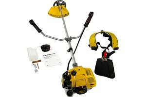 Триммер бензиновый Champion T523S-2, 1400 Вт  диск, леска, состоит из 2 частей