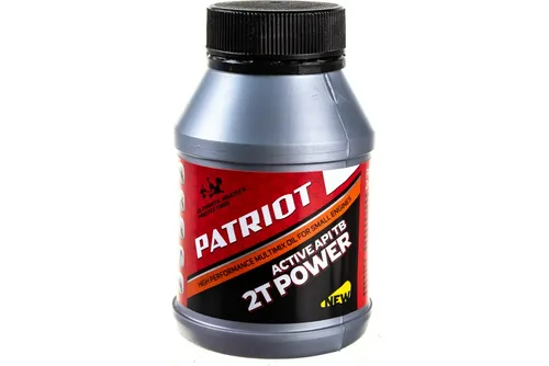 Масло моторное PATRIOT POWER ACTIVE 2Т, минеральное, 0,1л.