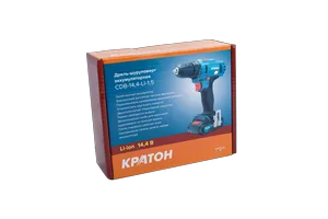 Дрель-шуруповерт аккумуляторная Кратон CDB-14,4-Li-1,5