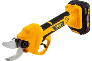 Секатор аккумуляторный Denzel CP-30, с 1 АКБ (18 В; 2 А*ч) и ЗУ