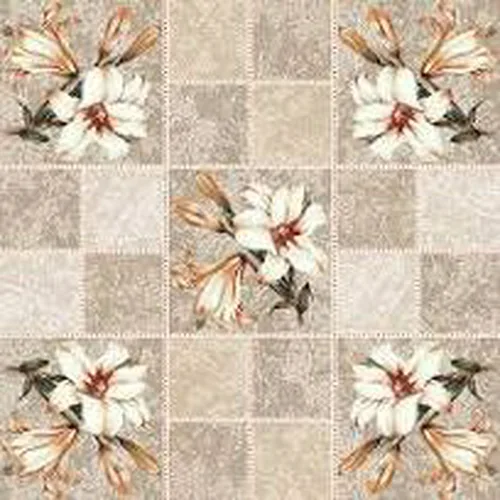 Клеенка DEKORAMA Лилии бежевые 1,4*20м