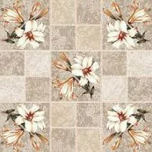 Клеенка DEKORAMA Лилии бежевые 1,4*20м