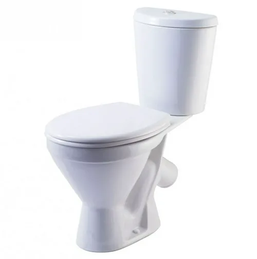 Унитаз-компакт ROSA ЭЛЕГАНТ, косой выпуск, нижн. подвод, 1 реж. арматура,  615*350*765мм
