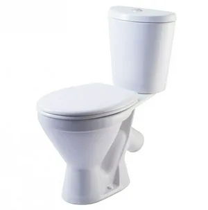 Унитаз-компакт ROSA ЭЛЕГАНТ, косой выпуск, нижн. подвод, 1 реж. арматура,  615*350*765мм