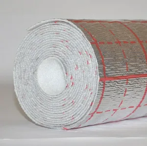 Теплоизоляция "Теплый пол"  с отражающим слоем из лавсана 3мм*1000мм*15м с разметкой