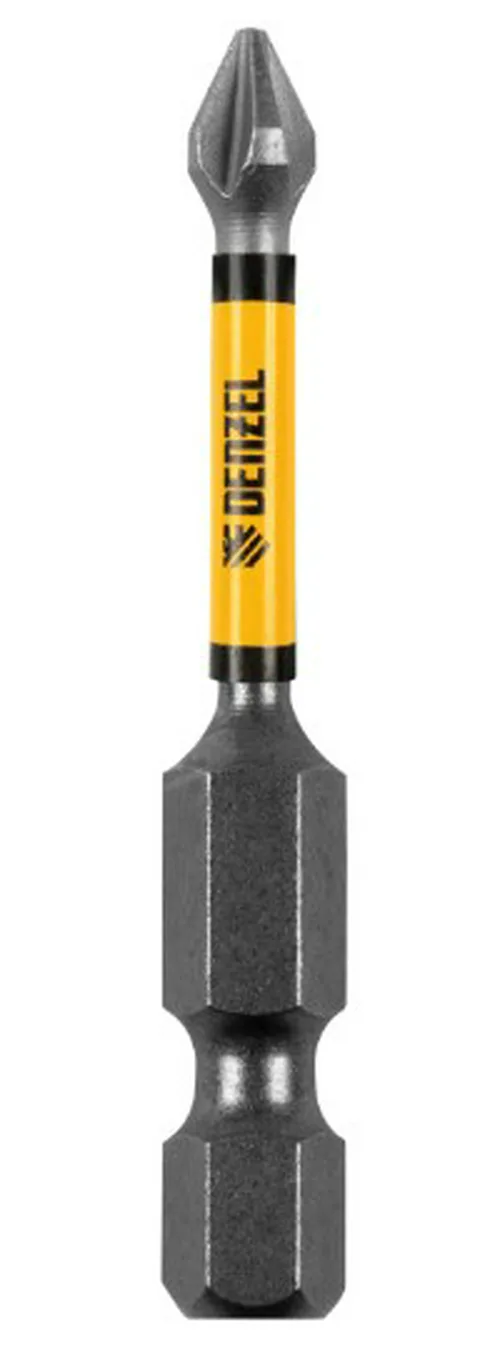 Бит Denzel IMPACT  Ph1 х50, сталь S2, 1шт(10 в уп.)
