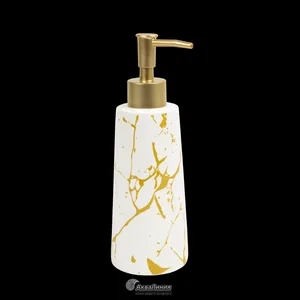 Дозатор для жидкого мыла Аквалиния, полирезин, Нури, белый, BRE0590AA-LD