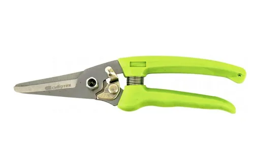 Секатор Palisad 60494, пружинный, цветочный d=10мм, 20см